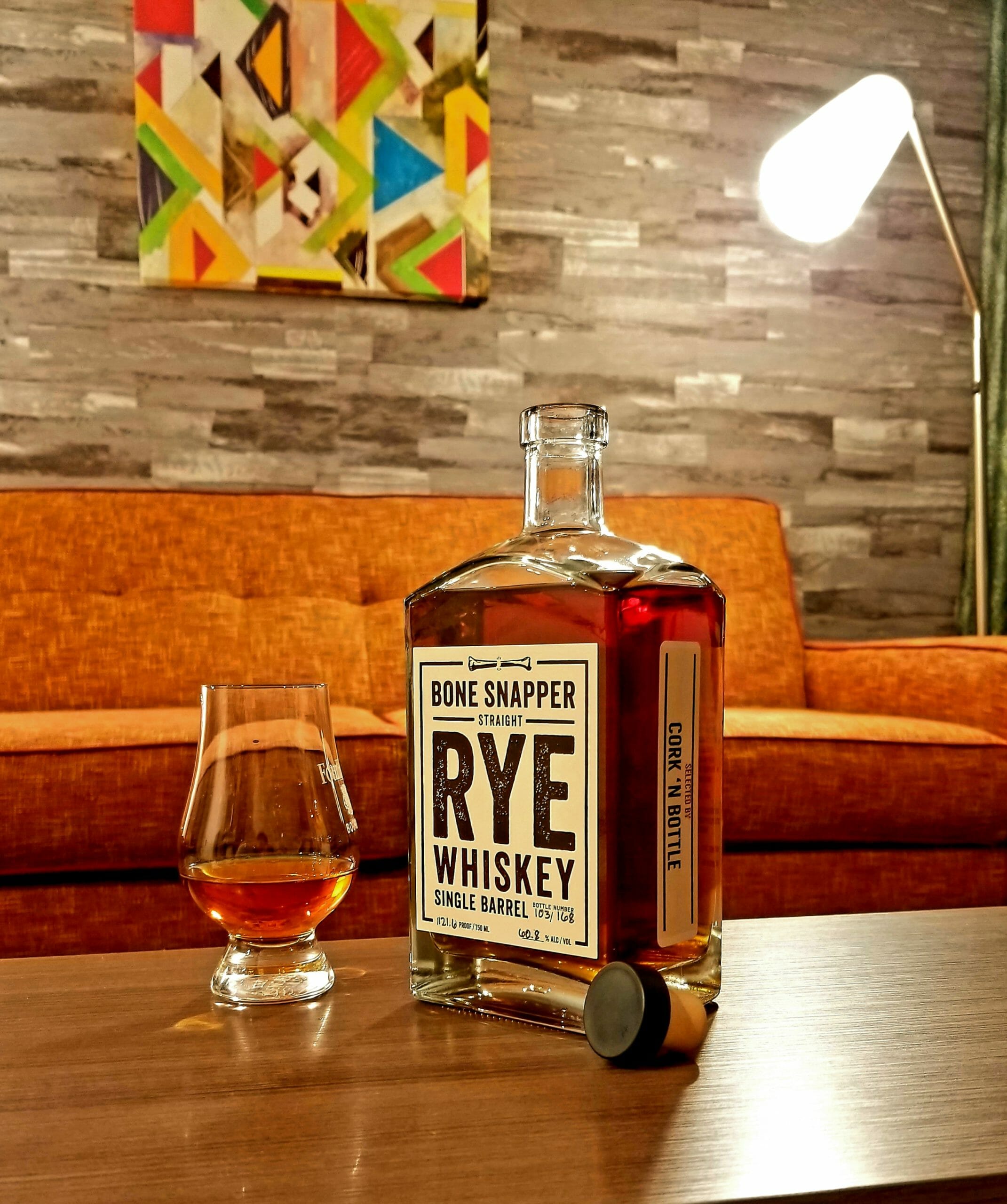Bone Snapper Rye Whiskey (Cork ‘N Bottle Single Barrel) Review