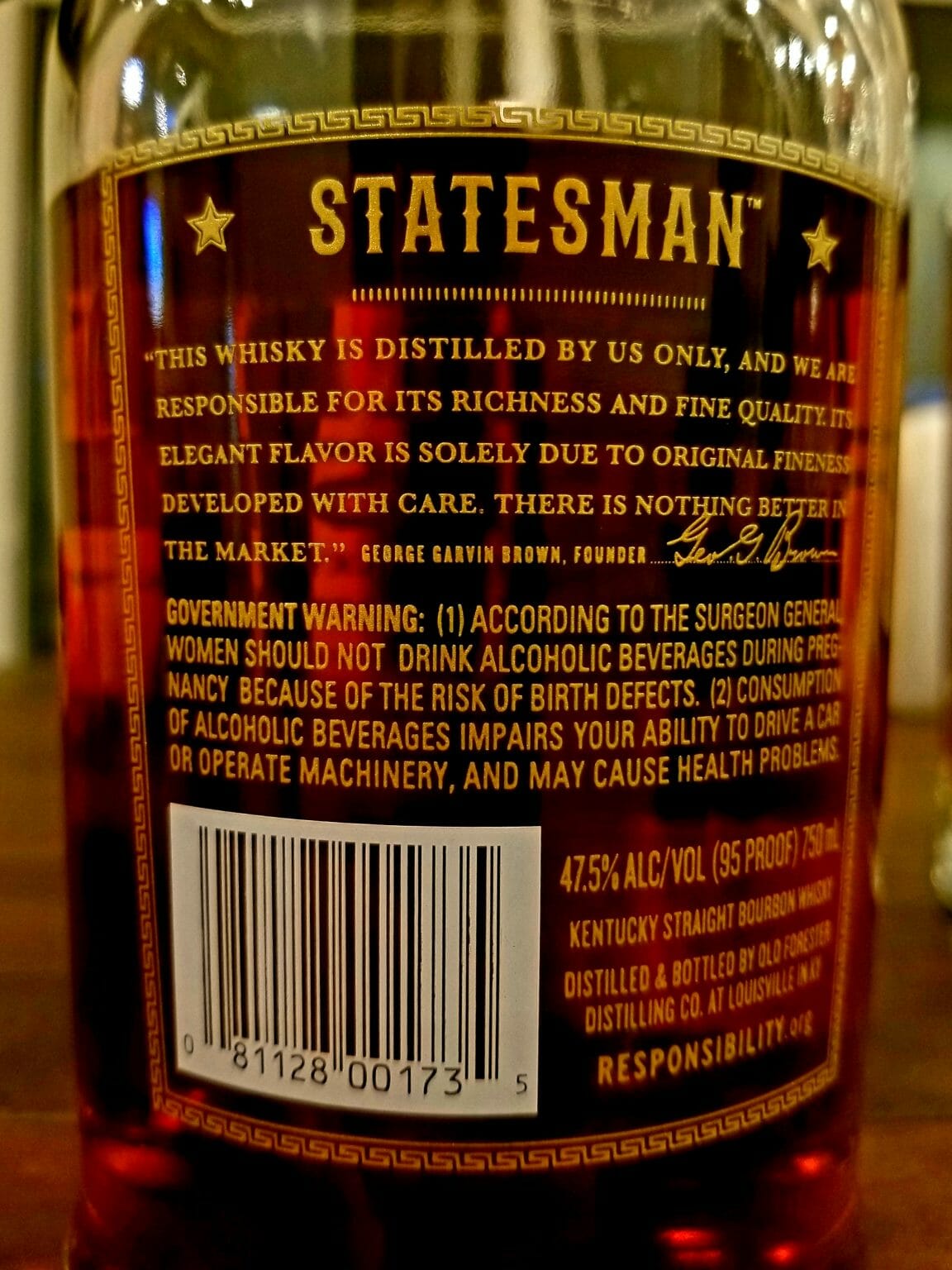 Old Forester Statesman Review Bourbon Culture