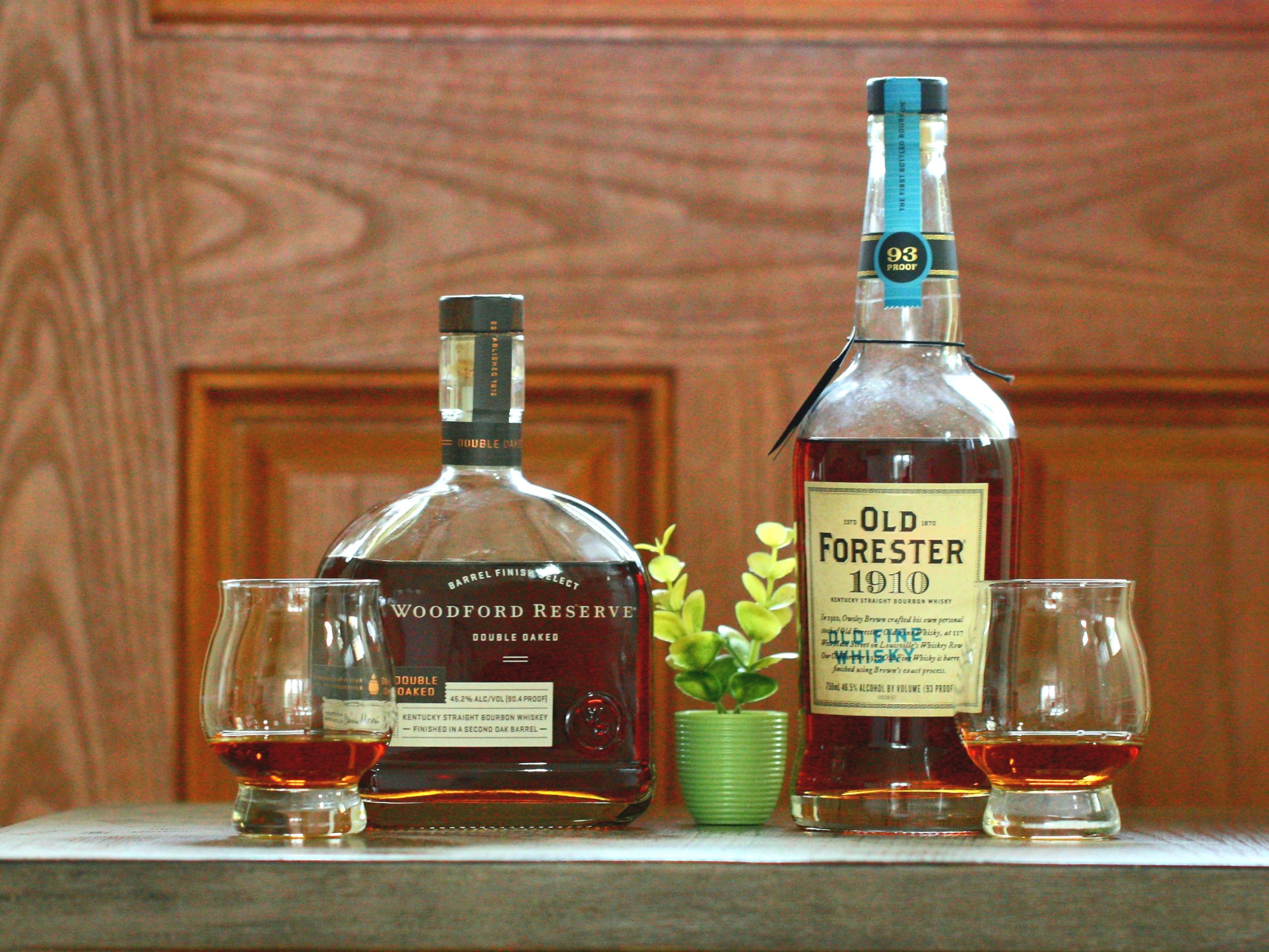 Woodford Reserve Double Oaked Bourbon vs. Old Forester 1910 Old Fine Whisky Review