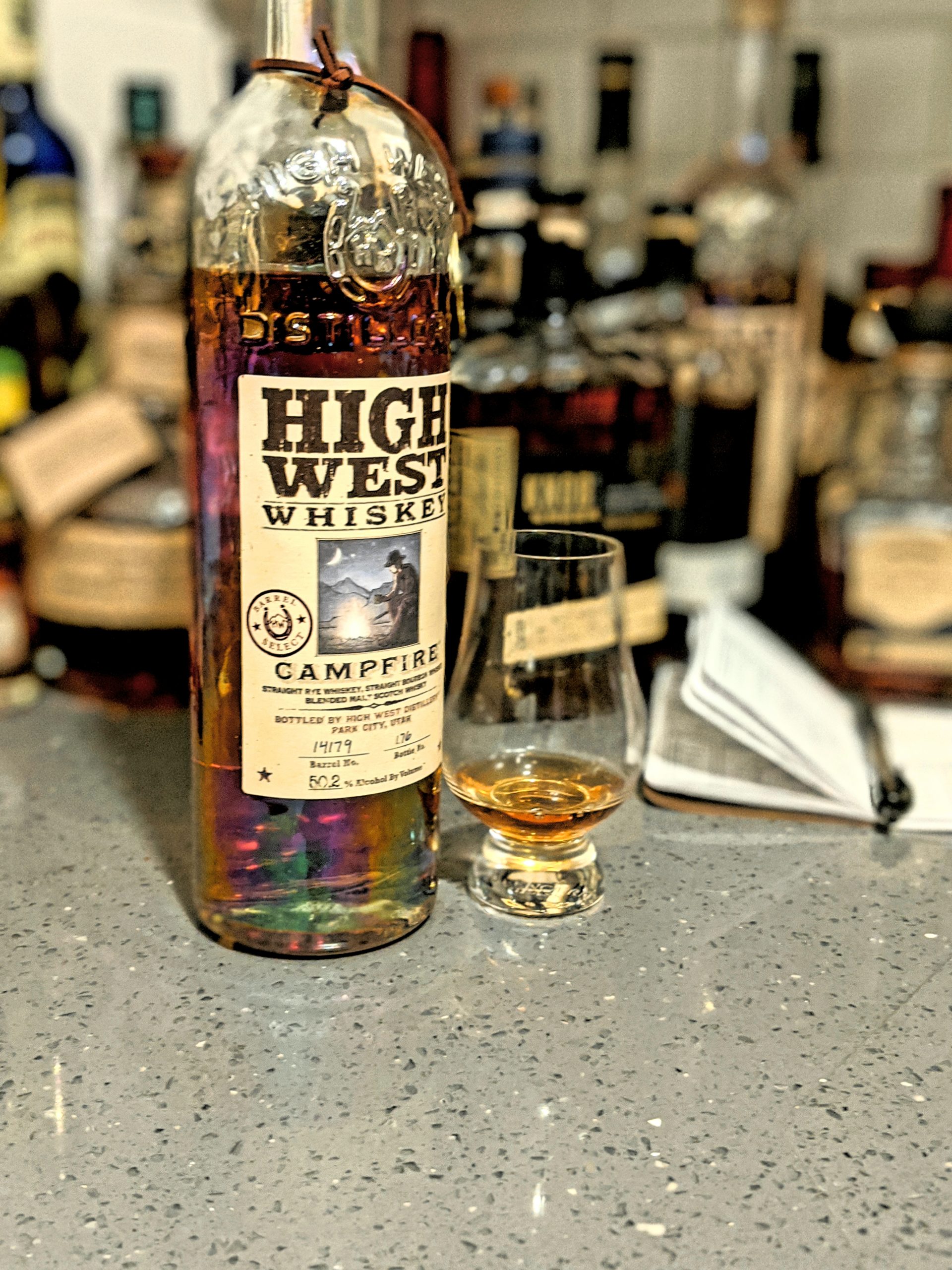 High West’s Single Barrel Campfire Whiskey finished in a Cognac Cask