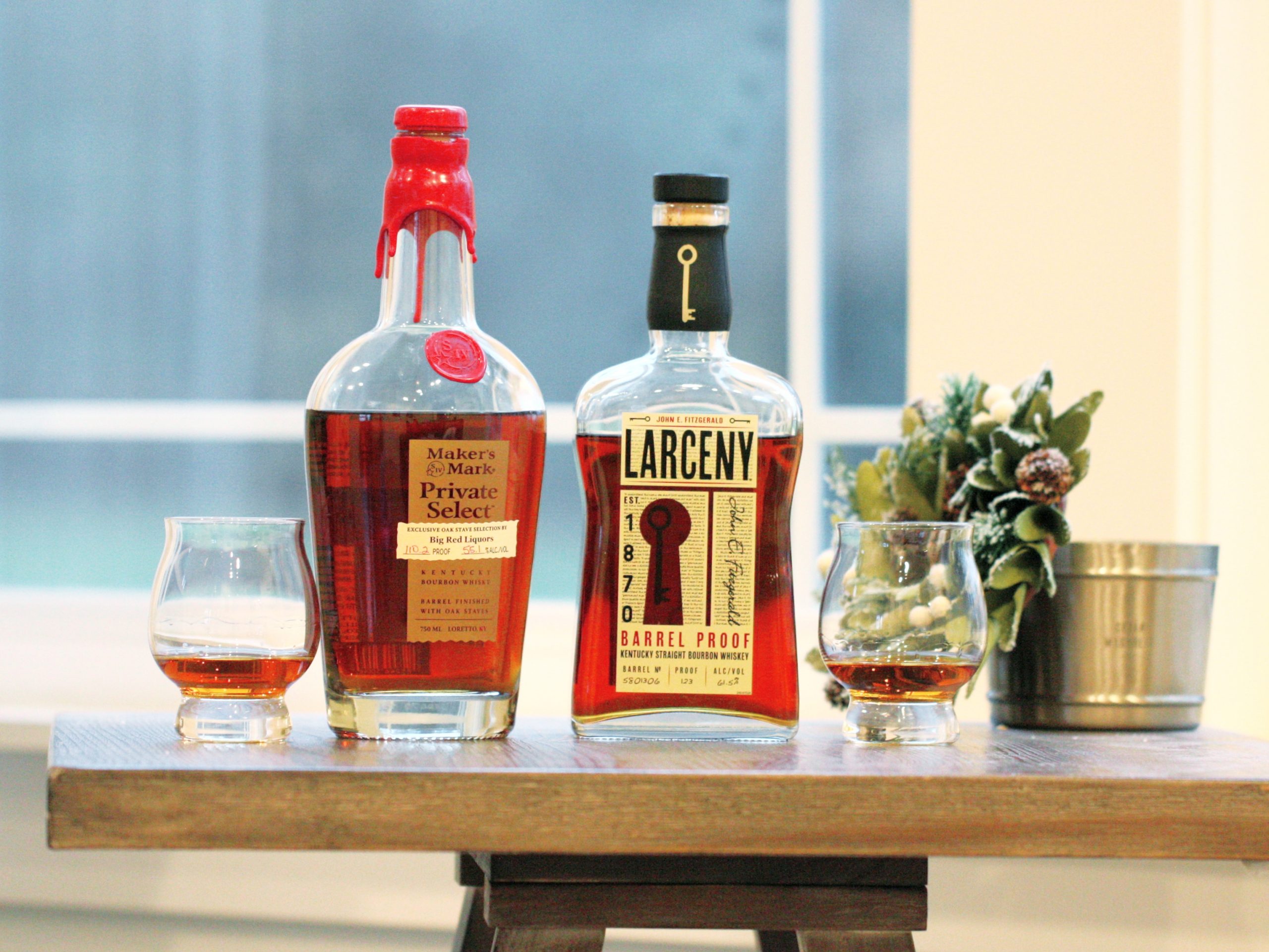 Larceny Bourbon vs. Maker’s Mark Private Select