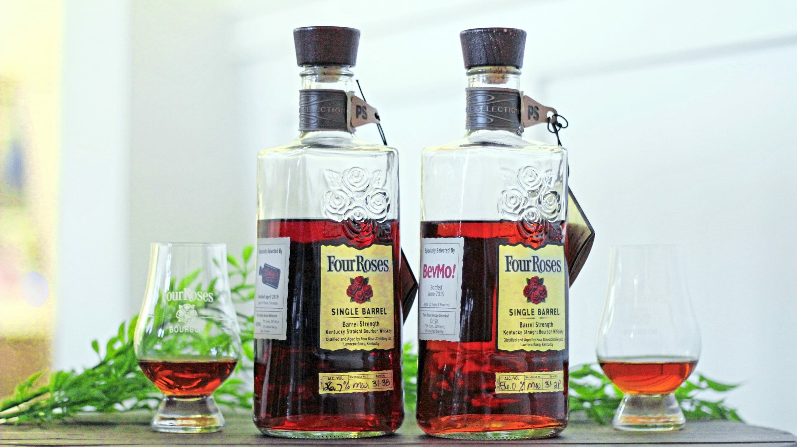 Four Roses Barrel Strength Private Selection OESK Comparison Review