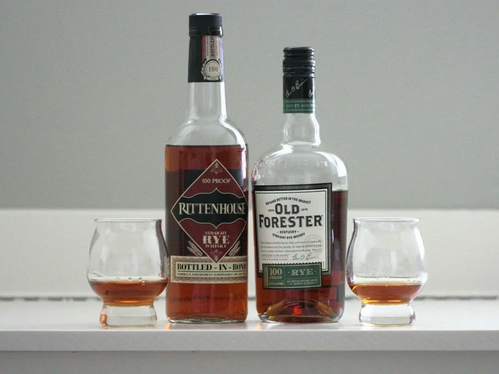 old_forester_rye_vs_rittenhouse