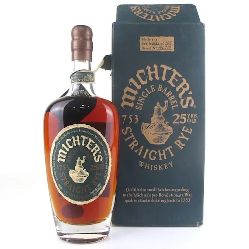 Michter's 25 Year Old rye whiskey