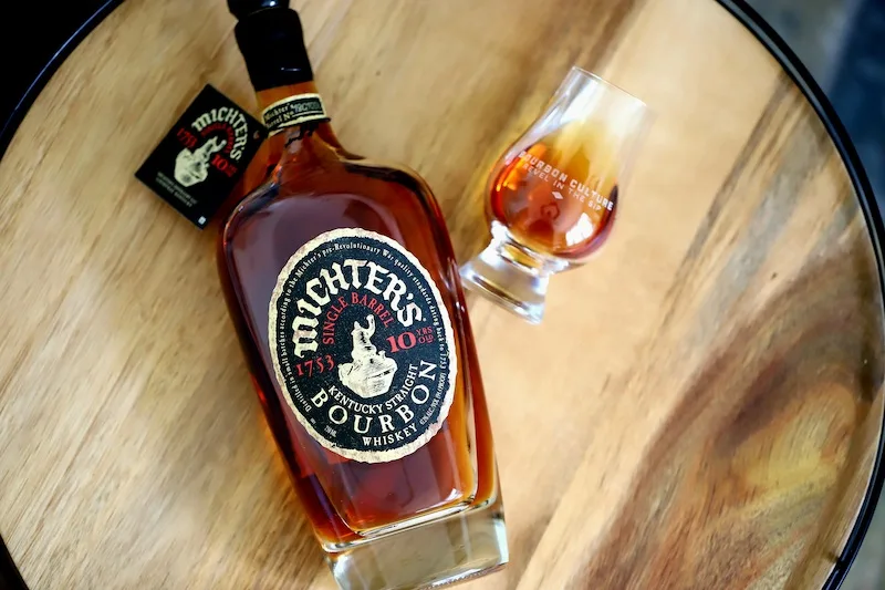 Michter's 10 Year bourbon flat