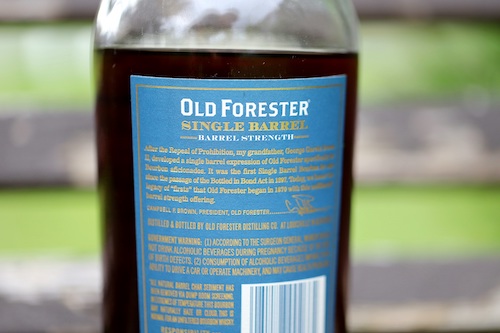 Old-Forester-Single-Barrel-Barrel-Strength-Bourbon-Back-Label