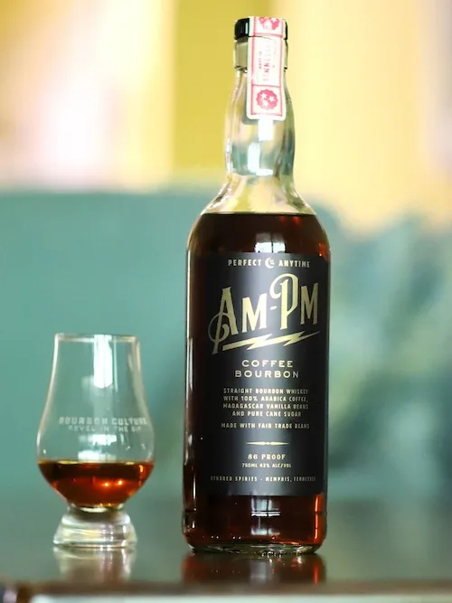 AM PM Coffee Bourbon vertical