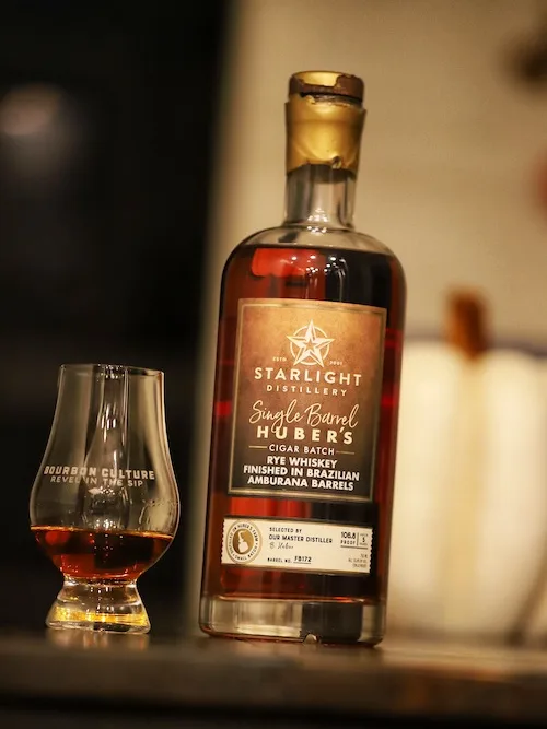 Starlight Cigar Batch Rye Whiskey vertical