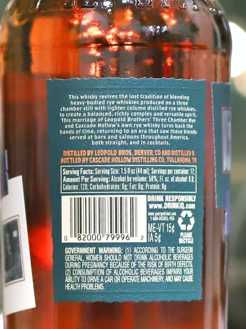 Dickel Leopold Bros Collaboration rye zoom 3