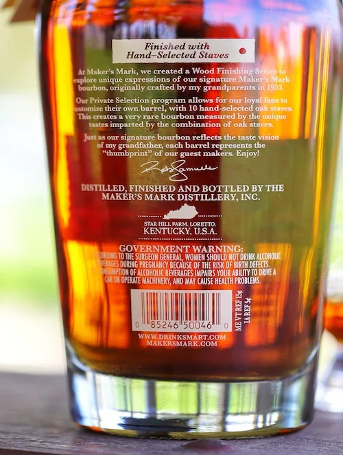 Maker's Mark Private Selection Bourbon (Queen #3, Rural Inn)