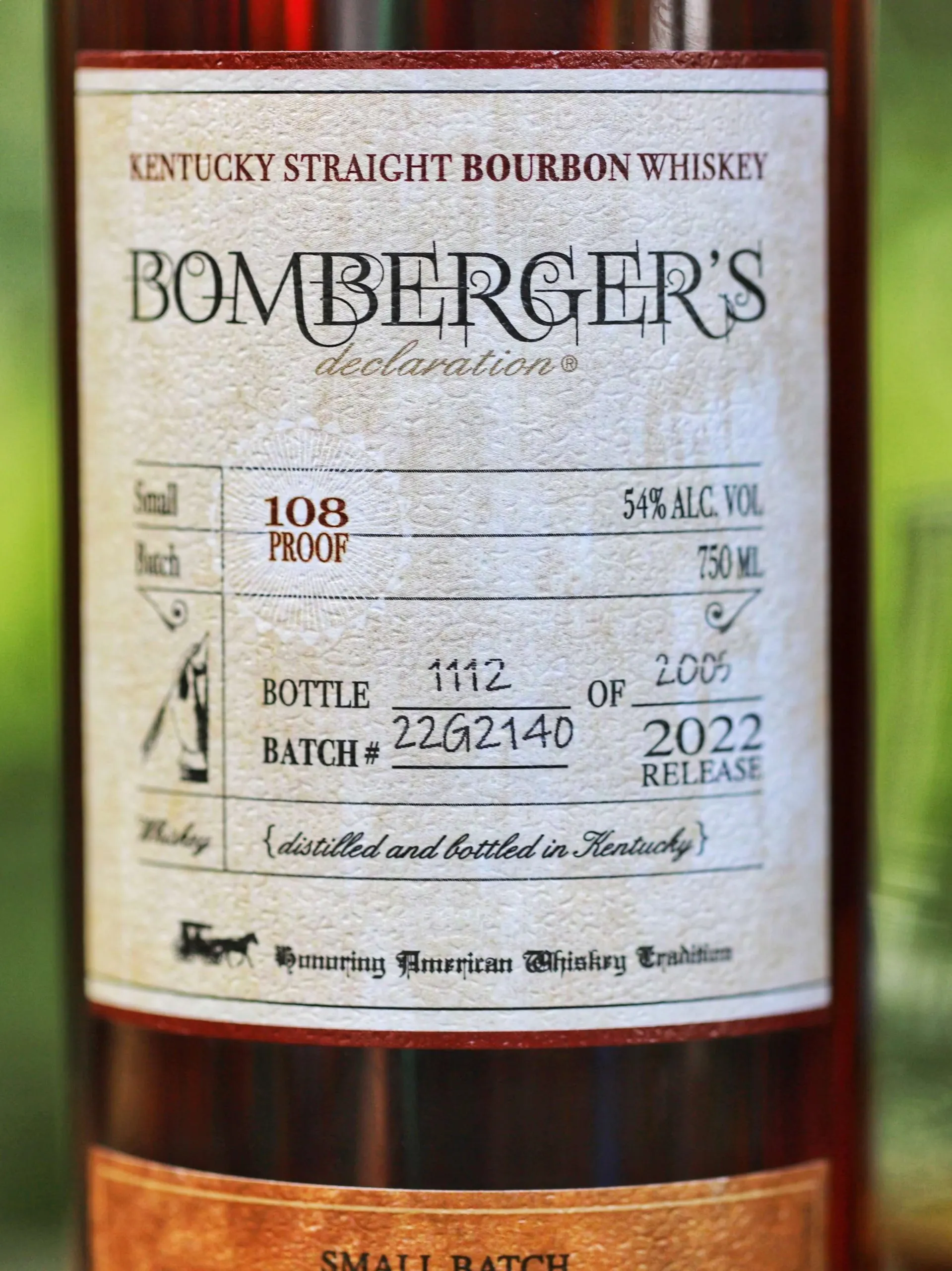 Bomberger's Declaration Bourbon (2022) Review Bourbon Culture