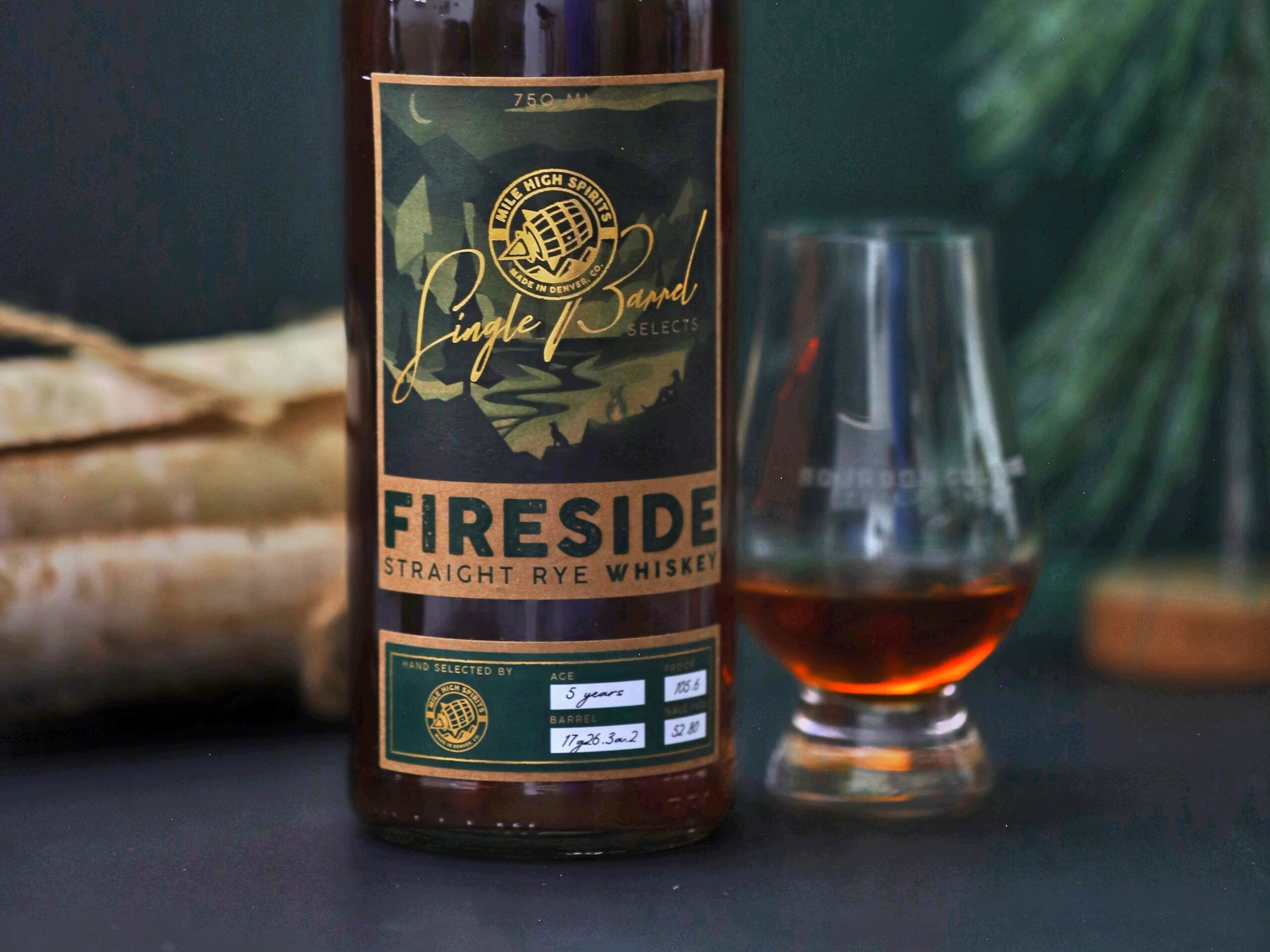 Mile High Spirits Fireside Rye Whiskey Single Barrel (5 Year Old) Review