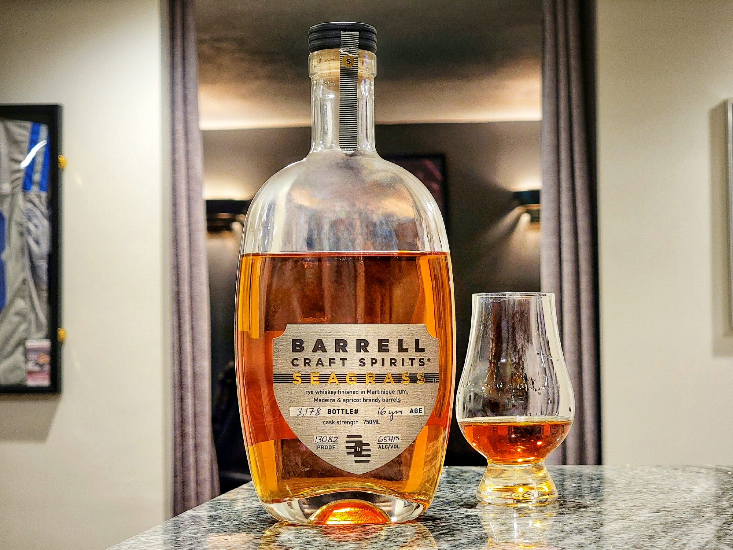 Barrell Craft Spirits Gray Label 16 Year Old Seagrass Rye Whiskey