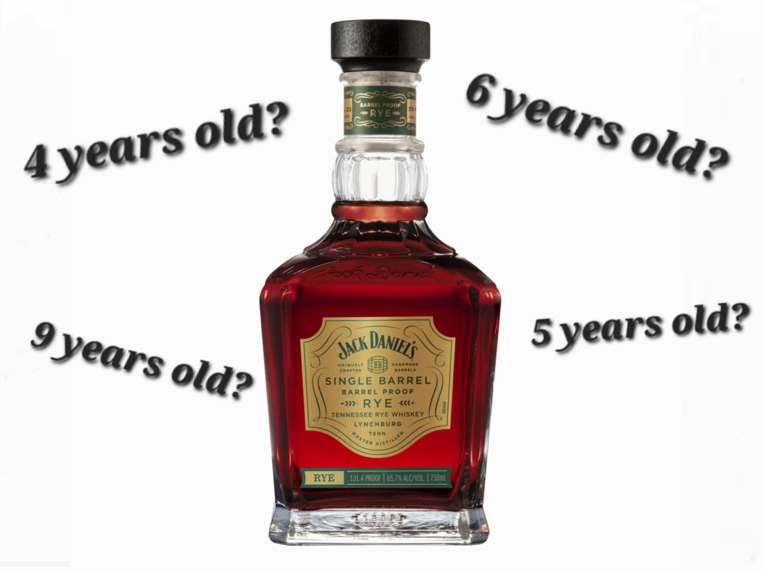 Just how old are the new Jack Daniel’s Barrel Proof Rye Whiskey Single Barrels?
