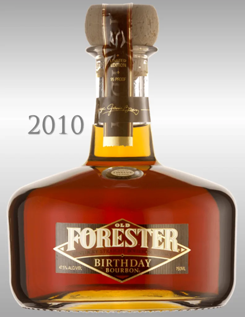 Old Forester Birthday Bourbon Release Info by Year Bourbon Culture