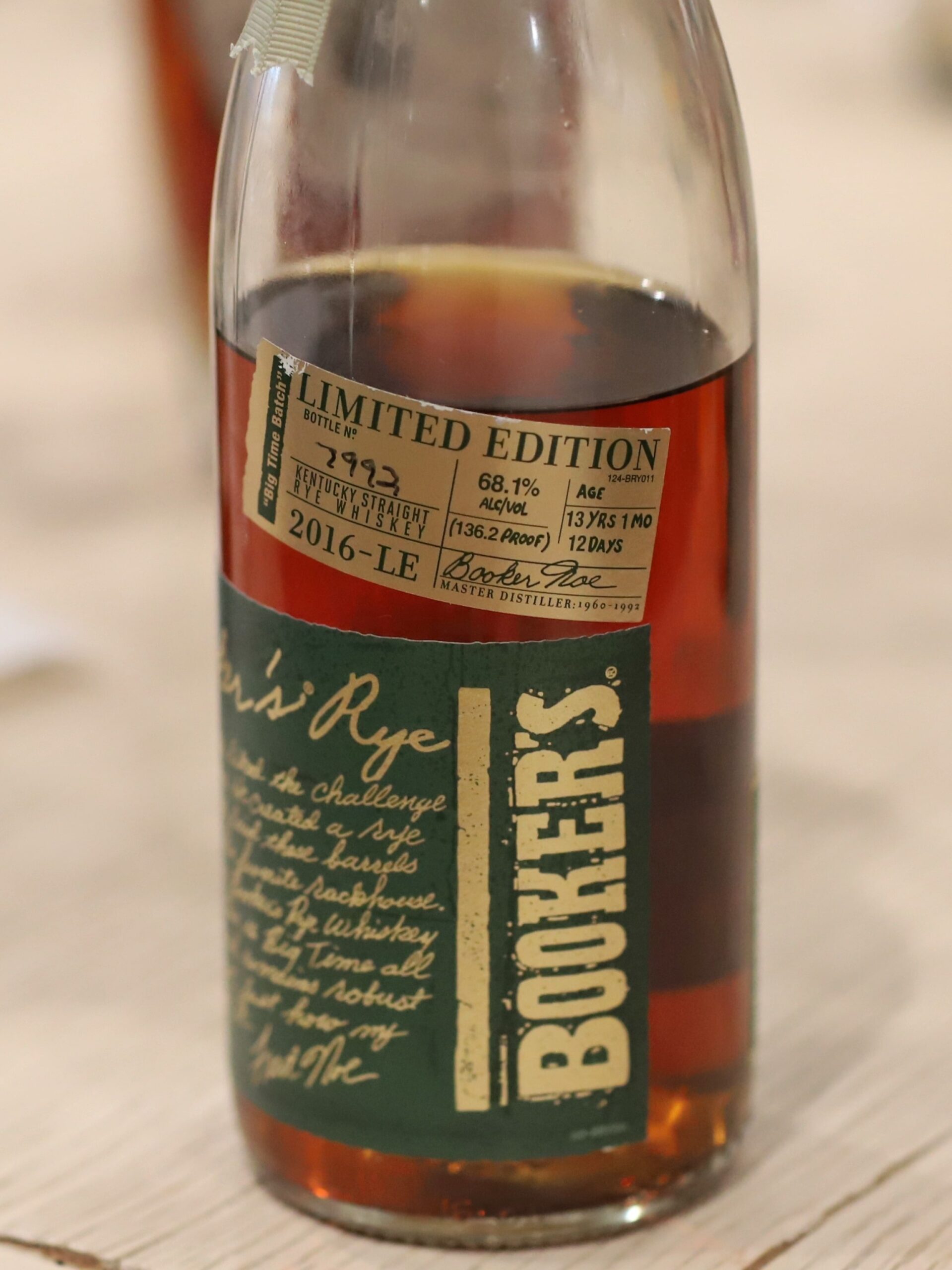 Booker's Rye Whiskey Review - Bourbon Culture